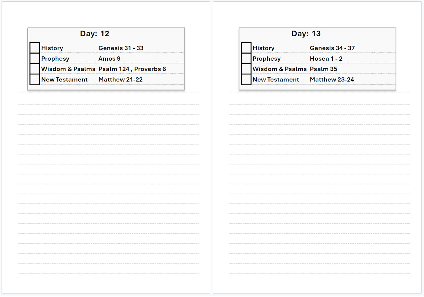 Immerse in The Word - 150 Day Bible Reading Plan